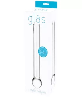 Glas 7" Straight Glass Dildo - Clear