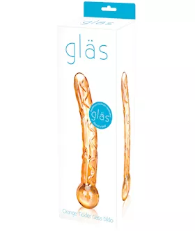 Glas Tickler Dildo - Orange