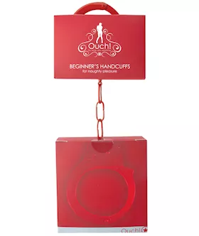Shots Ouch Beginner Handcuffs - Red
