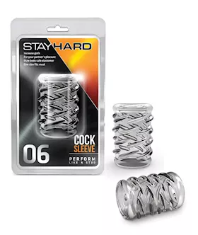 Blush Stay Hard Cock Sleeve 06 - Clear