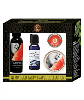 Earthly Body Hemp Seed Tasty Travel Collection  Watermelon
