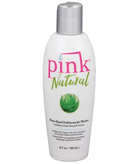 Pink Natural Water Based Lubricant For Women - 4.7 Oz