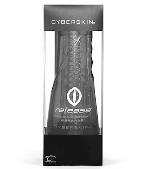 Cyberskin Release Deep Pussy Stroker - Clear