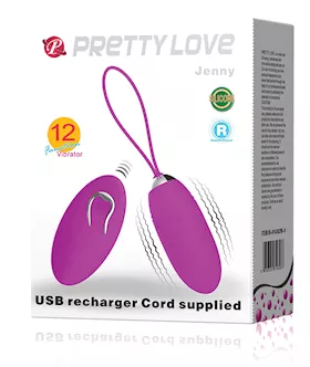 Pretty Love Jenny Remote Control Bullet - Fuchsia