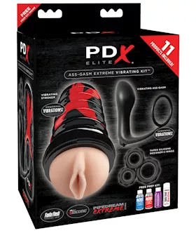 Pdx Elite Ass Gasm Vibrating Kit
