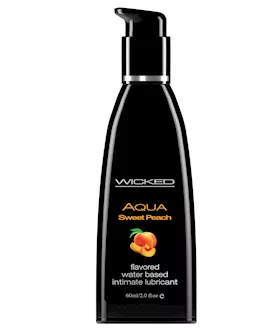 Wicked Sensual Care Water Based Lubricant - 2 Oz Sweet Peach