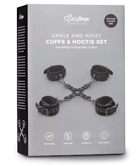 Easy Toys Hogtie W/hand & Anklecuffs - Black