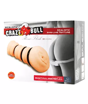 Crazy Bull Rossi Flesh Masturbator Sleeve - Vagina