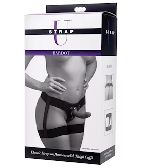 Strap U Bardot Elastic Strap-on Harness W/thigh Cuffs