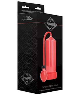 Shots Pumped Classic Penis Pump - Red