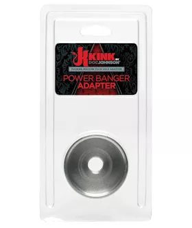 Kink Fucking Machines Power Banger Adapter For Fuck Hole Variable Pressure Stroker - Silver