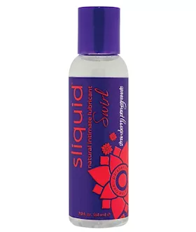 Sliquid Naturals Swirl Lubricant - 2 Oz Strawberry Pomegranate