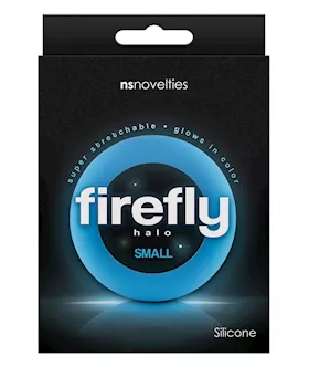 Firefly Halo Small Cockring - Blue