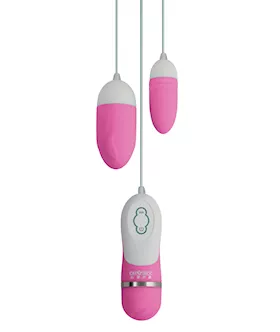 Gigaluv Dual Vibra Bullets - 10 Functions Pink