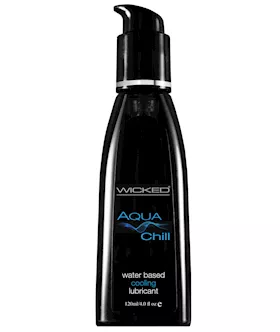 Wicked Sensual Care Aqua Chill Water Based Cooling Lubricant -  4 Oz