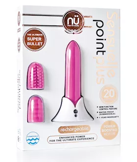 Nu Sensuelle Point Plus Rechargeable Bullet - Pink