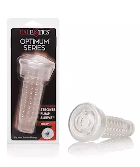Optimum Series Stroker Pump Sleeve - Pussy Clear
