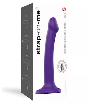 Strap On Me Silicone Bendable Dildo Small - Purple