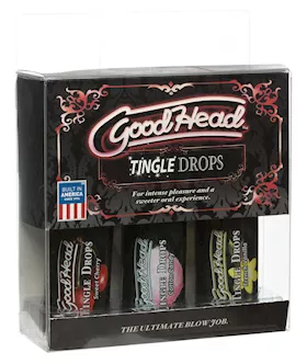 Goodhead Tingle Drops Kit - Sweet Cherry/cotton Candy/french Vanilla