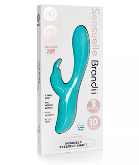 Nu Sensuelle Brandii Bendable Rabbit - Teal