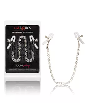 Nipple Play Crystal Nipple Clamps - Clear