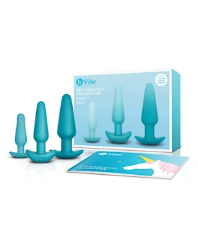 B-vibe Anal Education Set - Teal