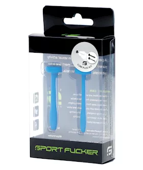 Sport Fucker Cum Plug Kit - Blue