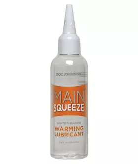 Main Squeeze Warming Water-based Lubricant - 3.4 Oz