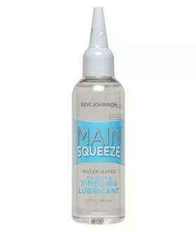 Main Squeeze Cooling/tingling Water-based Lubricant - 3.4 Oz