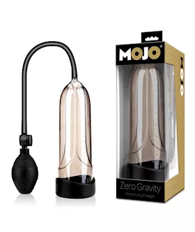 Mojo Zero Gravity Penis Pump Enlarger - Black/smoke