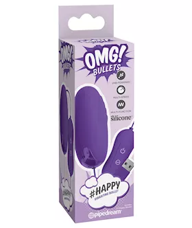 Omg! Bullets (Hash Tag) Happy  - Purple