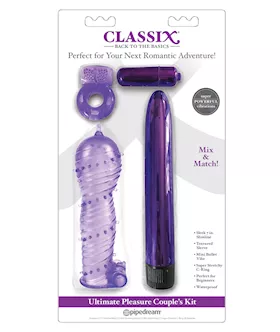 Classix Ultimate Pleasure Couples Kit - Purple