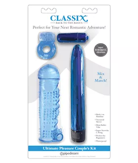 Classix Ultimate Pleasure Couples Kit - Blue
