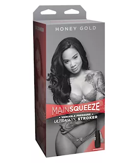 Main Squeeze Pussy Stroker - Honey Gold