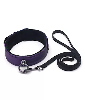 Spartacus Galaxy Legend Collar & Leash - Purple
