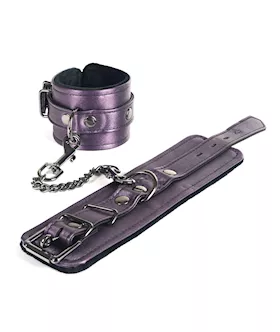 Spartacus Galaxy Legend Faux Leather Ankle Restraints - Purple