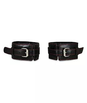 Sultra Lambskin Ankle Cuffs - Black