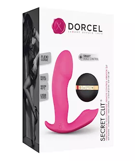Dorcel Secret Clit Dual Stim Heating And Voice Control - Pink