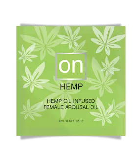 On Hemp Oil Infused Female Arousal Oil - Single Use Ampoule