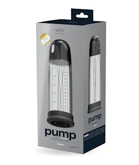 Vedo Pump Rechargeable Vacuum Penis Pump - Just Black