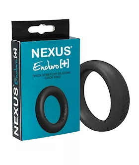 Nexus Enduro Plus Silicone Cock Ring - Black