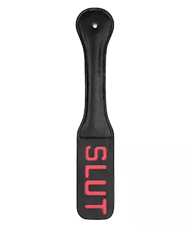 Shots Ouch Slut Paddle - Black