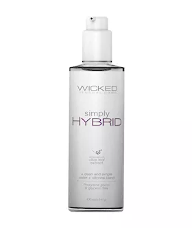 Wicked Sensual Care Simply Hybrid Lubricant - 4 Oz