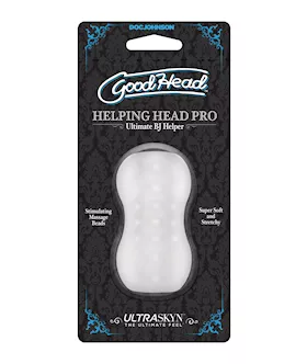 Goodhead Helping Head Pro Ultraskyn Stroker - Frost