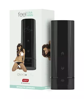 Kiiroo Onyx+ Interactive Masturbator Lisa Ann Experience