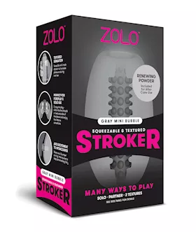 Zolo Mini Bubble Stroker - Gray