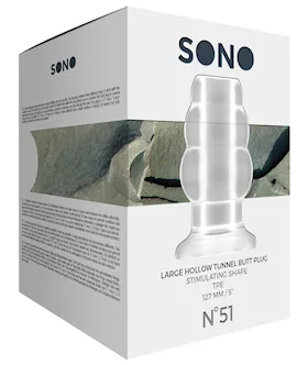 Shots Sono Butt Plug - Large Clear
