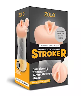 Zolo Perfect Girlfriend Dual Density Transparent Stroker