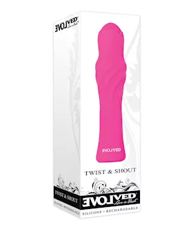 Evolved Twist & Shout Rechargeable Bullet - Pink