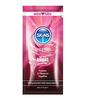 Skins Excite Water Based Lubricant - 5 Ml Foil